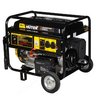 Бензиновый генератор HUTER DY6500LX с колесами