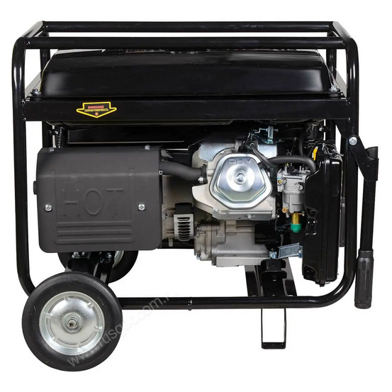Бензиновый генератор HUTER DY6500LX с колесами