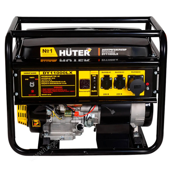 Бензиновый генератор HUTER DY11000LX