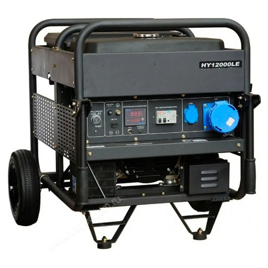 Бензиновый генератор Hyundai HY 12000LE + кожух для генератора 1200-Optimal (тихий)