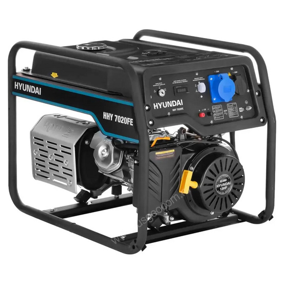 Бензиновый генератор Hyundai HHY 7020FE + кожух для генератора 1400SS (супер тихий)
