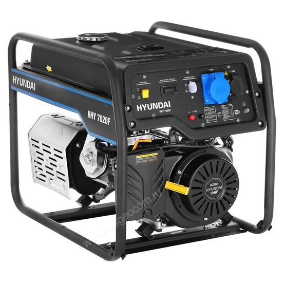 Бензиновый генератор Hyundai HHY 7020F + транспортировочный комплект HOME Serie 5020-9020