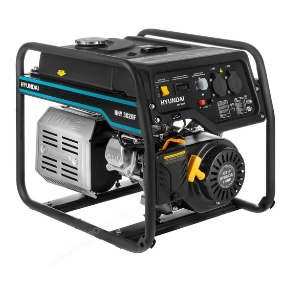 Бензиновый генератор Hyundai HHY 3020F + кожух для генератора 1200-Optimal (тихий)