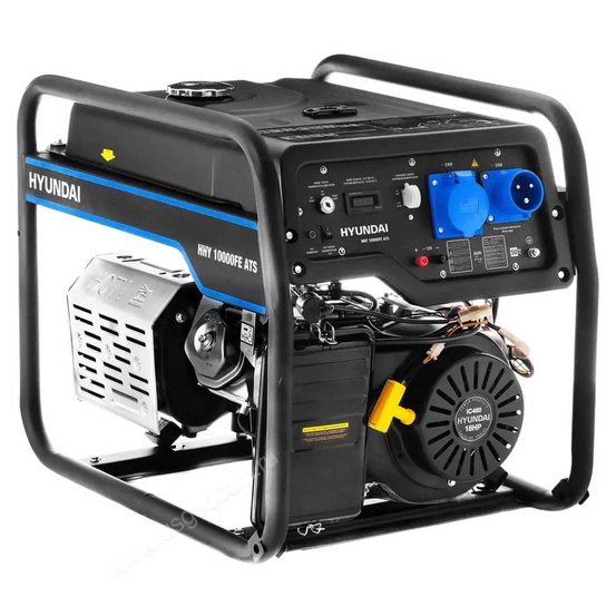 Бензиновый генератор Hyundai HHY 10000FE ATS + кожух для генератора 1200-Optimal (тихий)