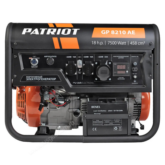 Бензиновый генератор Patriot GP 8210AE