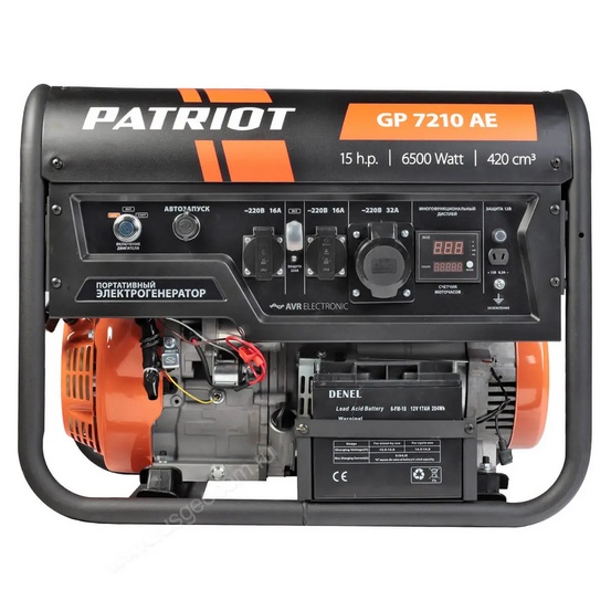 Бензиновый генератор Patriot GP 7210AE