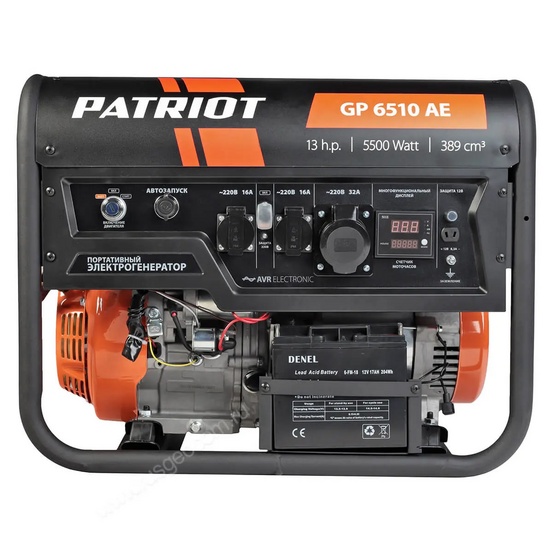 Бензиновый генератор Patriot GP 6510AE