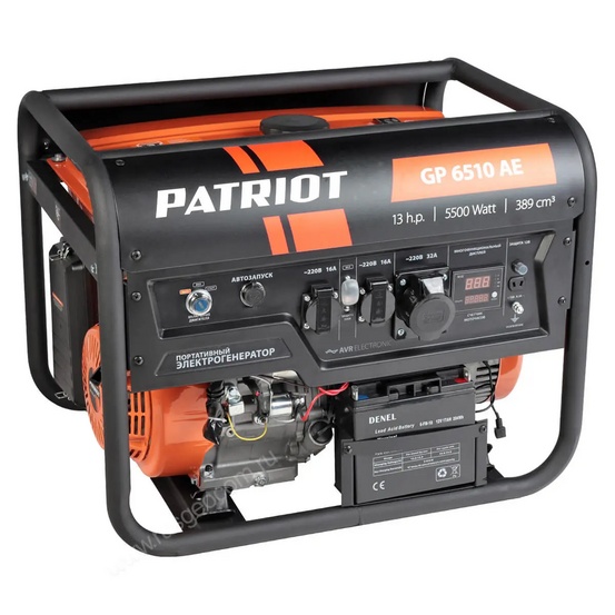 Бензиновый генератор Patriot GP 6510AE