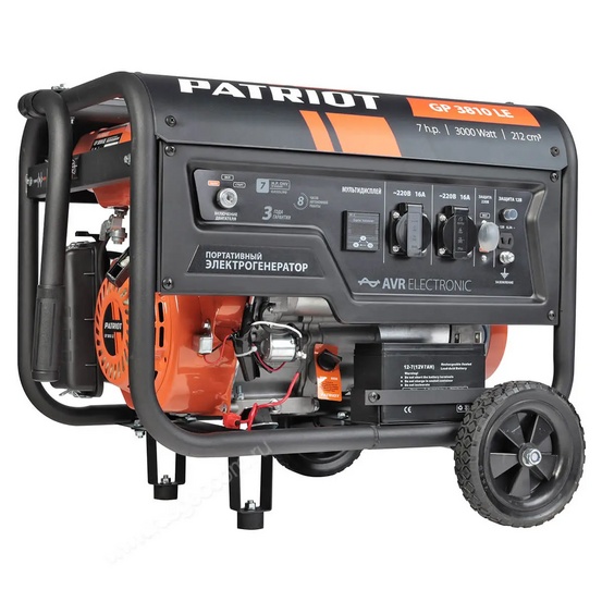 Бензиновый генератор Patriot GP 3810LE