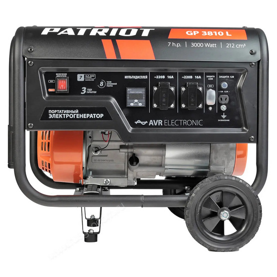 Бензиновый генератор Patriot GP 3810L