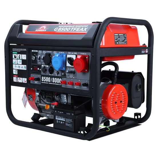 Бензиновый генератор SUNREKA G8500TFEAX