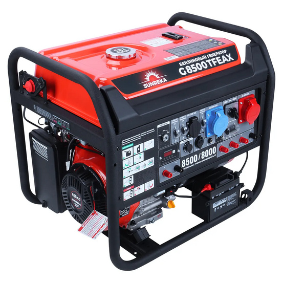 Бензиновый генератор SUNREKA G8500TFEAX