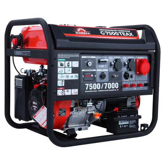 Бензиновый генератор SUNREKA G7500TEAX
