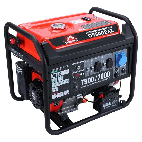 Бензиновый генератор SUNREKA G7500EAX