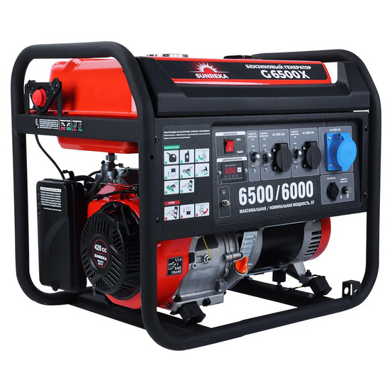 Бензиновый генератор SUNREKA G6500X