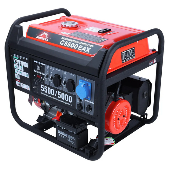Бензиновый генератор SUNREKA G5500EAX