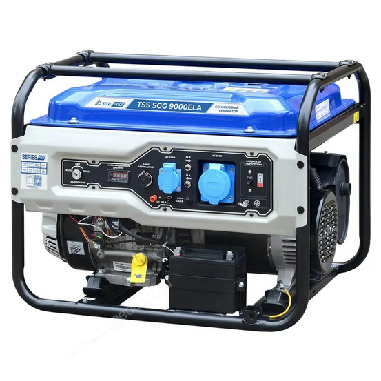 Бензиновый генератор TSS SGG 9000ELA + комплект ручек и колес TSS (190049)