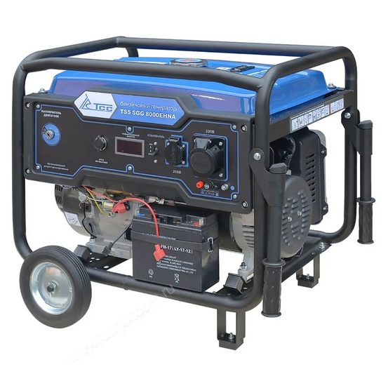 Бензиновый генератор TSS SGG 8000EHNA с шумозащитным кожухом 1400SS летний комплект (супер тихий)