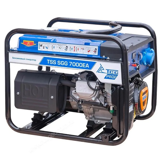 Бензиновый генератор TSS SGG 7000EA с шумозащитным кожухом 1200-Optimal летний комплект (тихий)