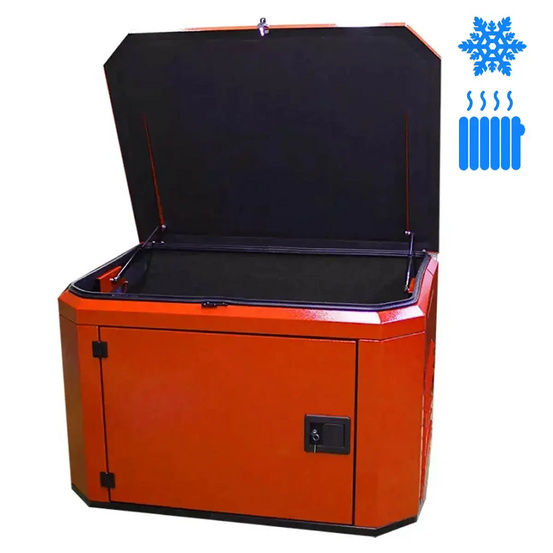Бензиновый генератор TSS SGG 6000EHNA с шумозащитным кожухом 1400SS Winter зимний комплект (супер тихий)