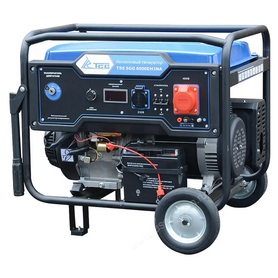 Бензиновый генератор TSS SGG 6000EH3NA с шумозащитным кожухом 1200-Optimal летний комплект (тихий)