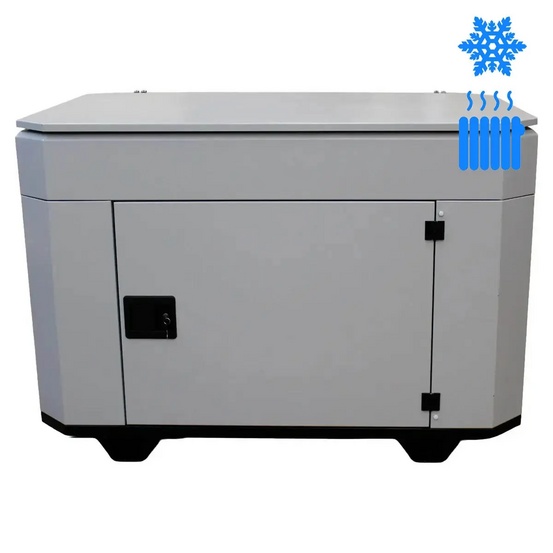 Бензиновый генератор TSS SGG 16000EH3LA с шумозащитным кожухом 1700SS Winter зимний комплект (супер тихий)