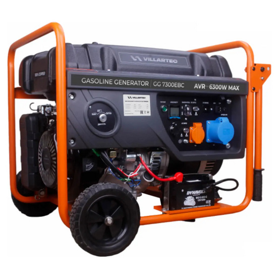 Бензиновый генератор Villartec GG 7300EBC