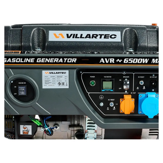 Бензиновый генератор Villartec GG7300C