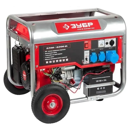Бензиновый генератор ЗУБР ЗЭСБ-6200-Н