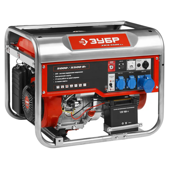 Бензиновый генератор ЗУБР ЗЭСБ-5500