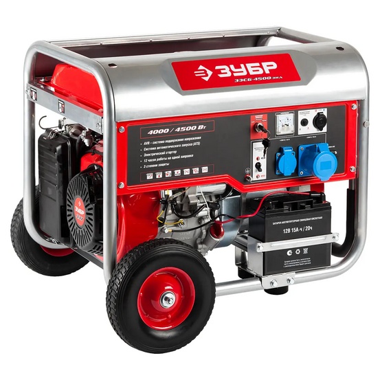 Бензиновый генератор ЗУБР ЗЭСБ-4500-ЭНА