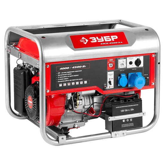 Бензиновый генератор ЗУБР ЗЭСБ-4500-ЭА