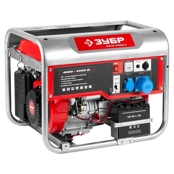 Бензиновый генератор ЗУБР ЗЭСБ-4500-Э