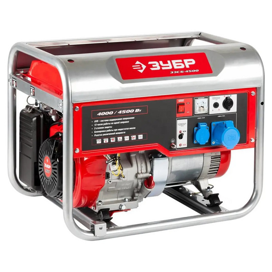 Бензиновый генератор ЗУБР ЗЭСБ-4500