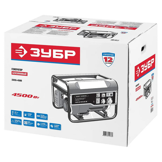Бензиновый генератор ЗУБР ЗЭСБ-4500