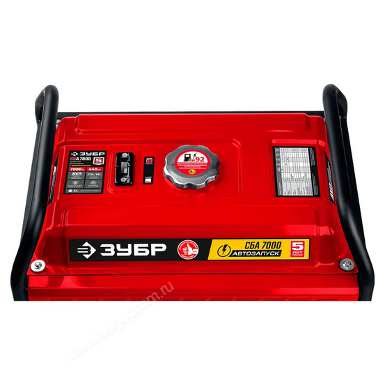 Бензиновый генератор ЗУБР СБА-7000 с АВР