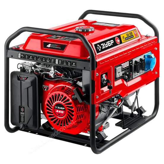 Бензиновый генератор ЗУБР СБА-7000 с АВР