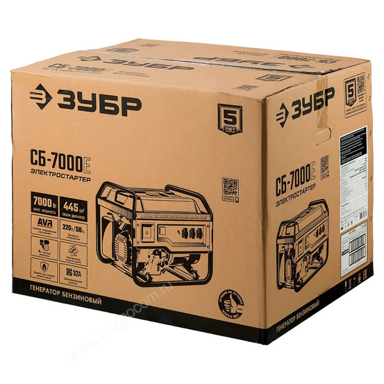 Бензиновый генератор ЗУБР СБ-7000Е