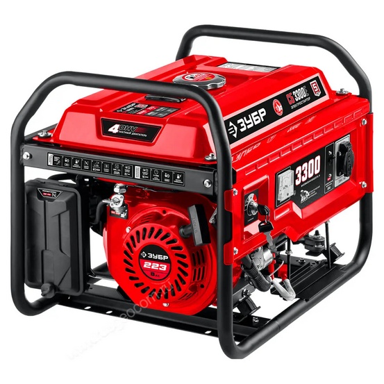 Бензиновый генератор ЗУБР СБ-3300Е