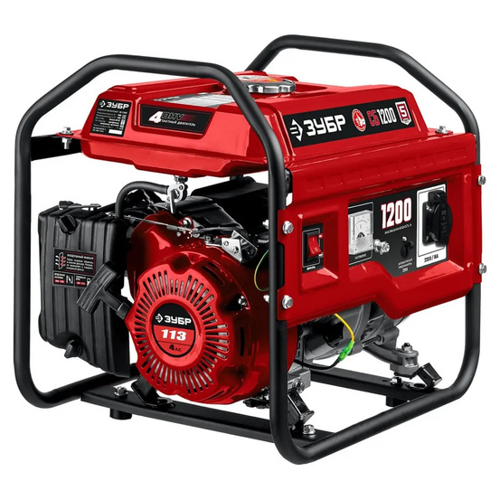 Бензиновый генератор ЗУБР СБ-1200