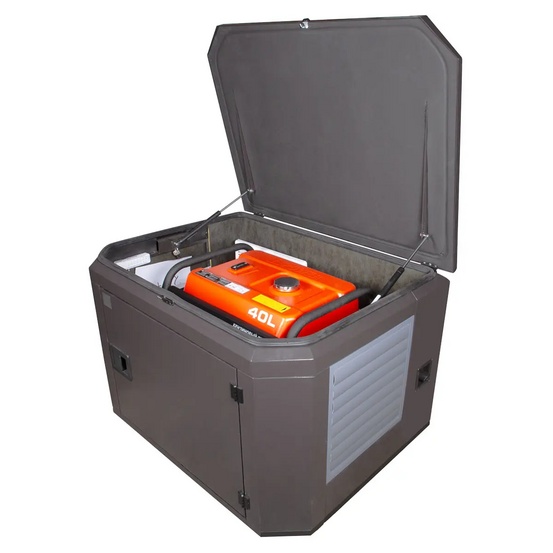 Генератор A-iPower A7000EAX в тихом зимнем кожухе 1200 RAL 8019