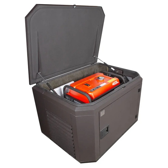 Генератор A-iPower A7000EAX в тихом зимнем кожухе 1200 RAL 8019