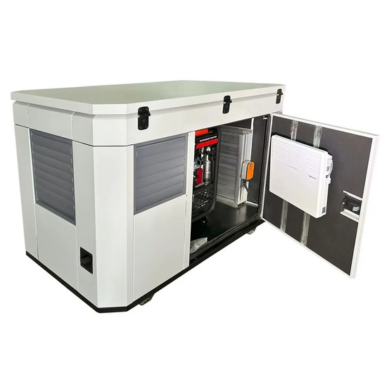 Бензиновый генератор A-iPower A17000EAX в тихом зимнем кожухе 1600 RAL 7035