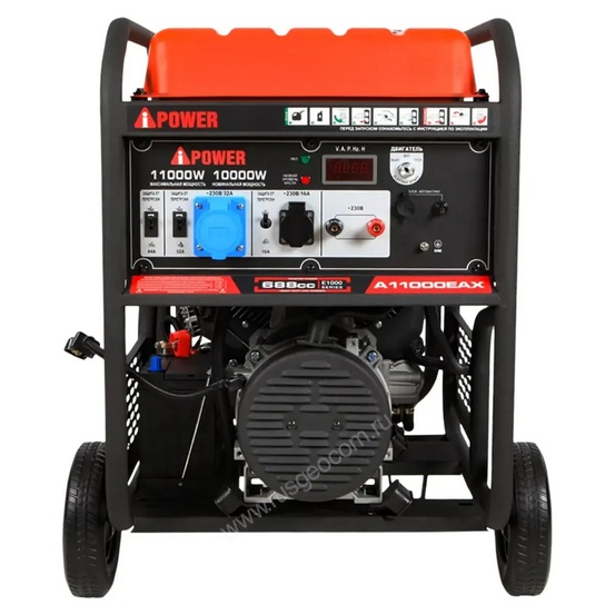 Генератор A-iPower A11000EAX в тихом зимнем кожухе 1600 RAL 8019