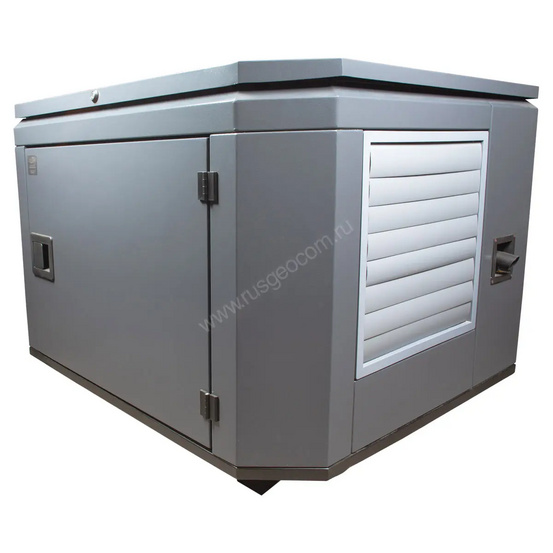 Бензиновый генератор SUNREKA G8500EAX в тихом зимнем кожухе 1200 RAL 7024