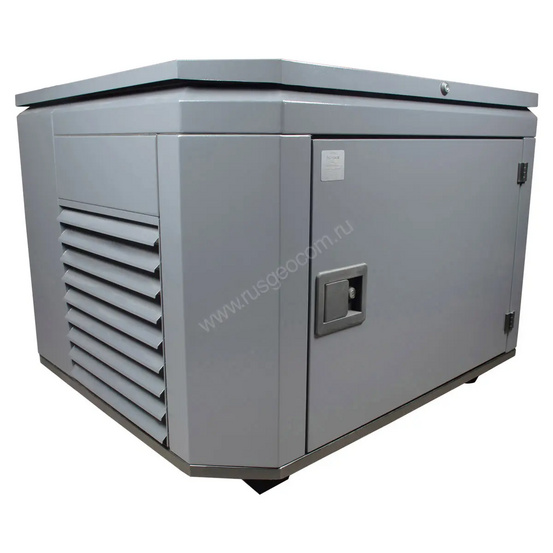 Бензиновый генератор FUBAG BS 9000 A ES в тихом зимнем кожухе 1200 RAL 7024