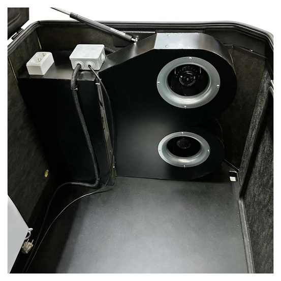 Бензиновый генератор FUBAG BS 7500 A ES в супертихом зимнем кожухе 1400SS RAL 8019