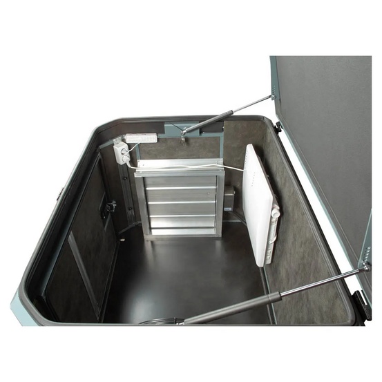 Бензиновый генератор FUBAG BS 6600 A ES в тихом зимнем кожухе 1200 RAL 8019