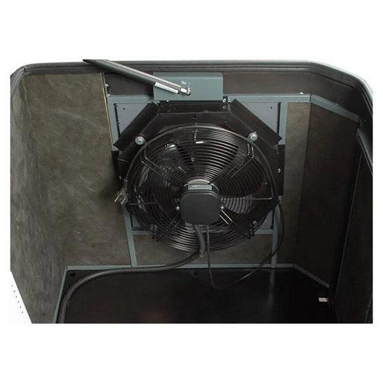 Бензиновый генератор FUBAG BS 6600 A ES в тихом зимнем кожухе 1200 RAL 8019