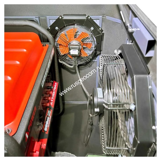 Бензиновый генератор FUBAG BS 19000 A ES в тихом зимнем кожухе 1600 RAL 7024